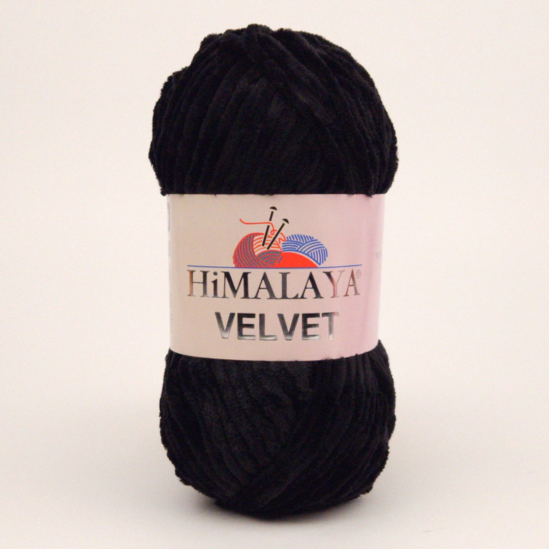 himalaya-velvet-chenille-yarn-90011-black_1080x هيمالايا فيلفيت- أسود (90011) - الصورة 1